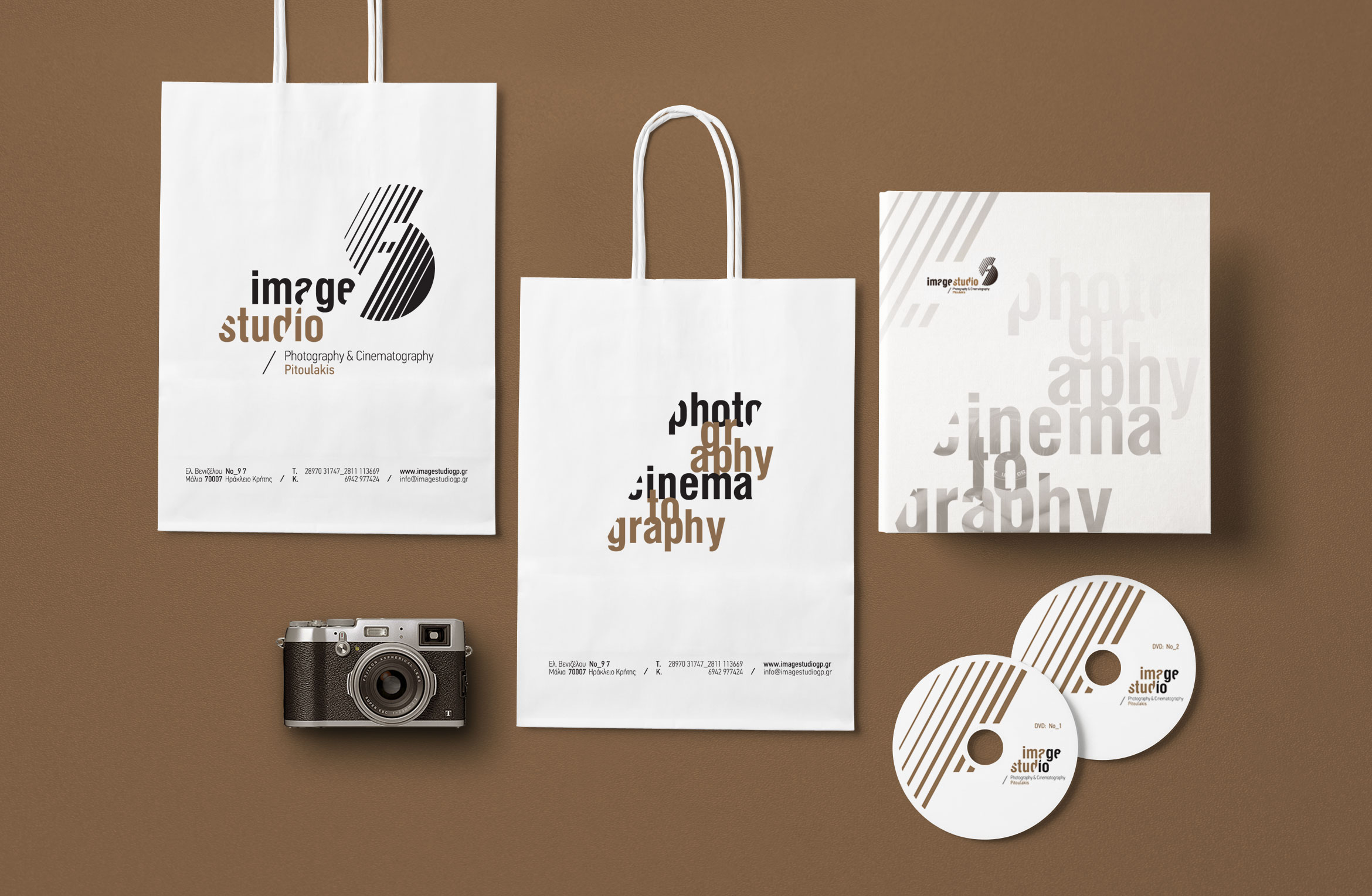 Image studio paper bag and packaging