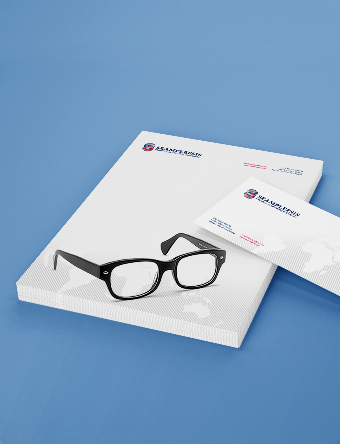 seamplefsis stationary by dot creative studio