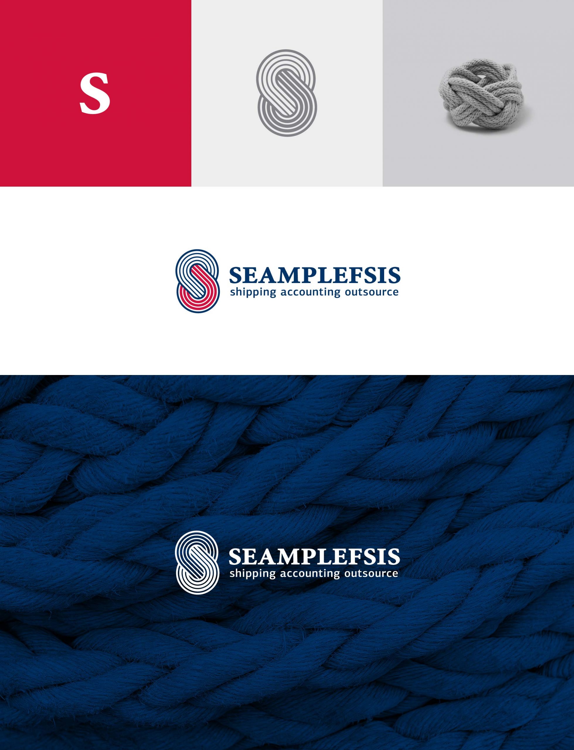 seamplefsis logotype concept by dot creative studio