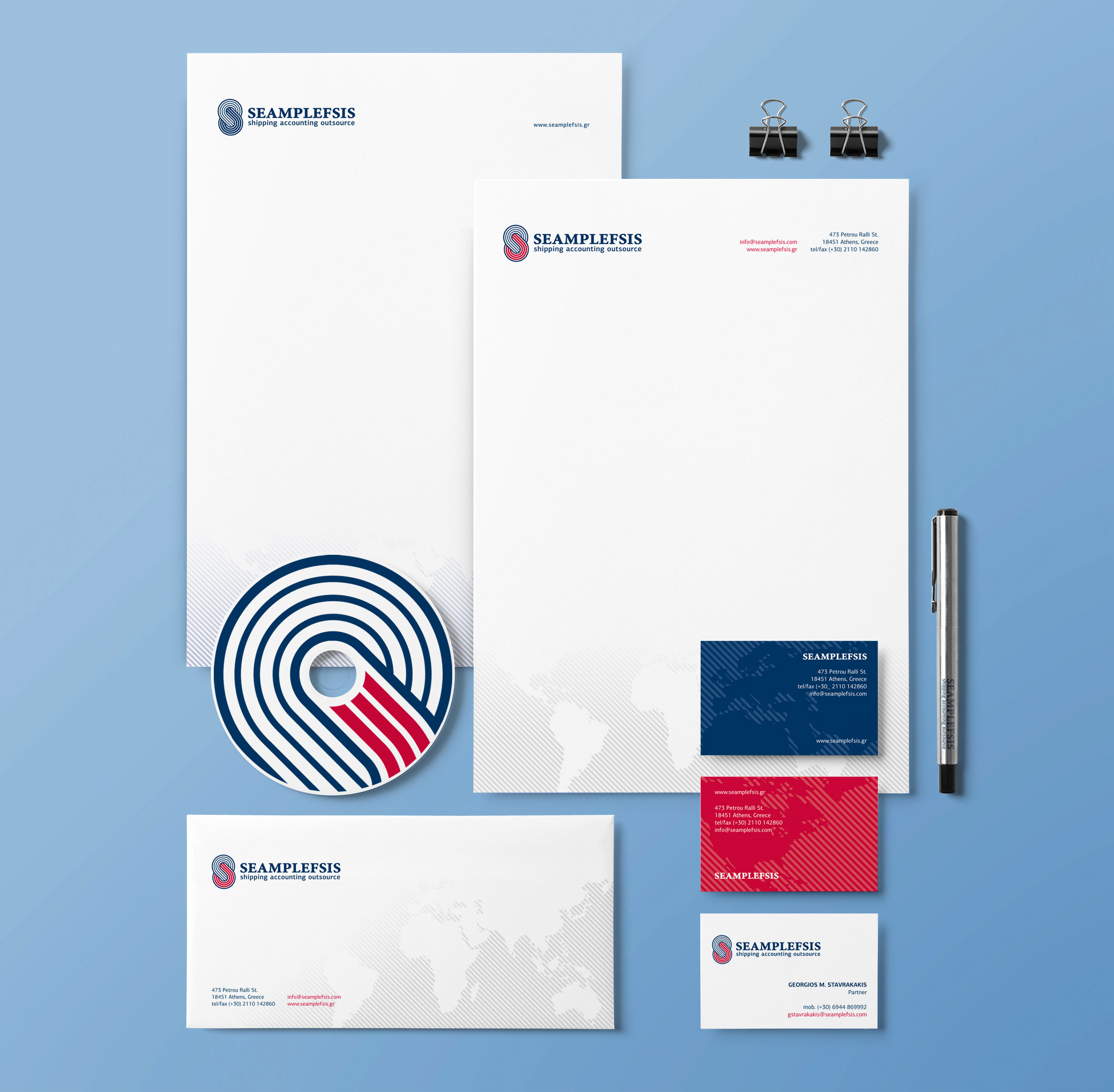 seamplefsis stationary by dot creative studio