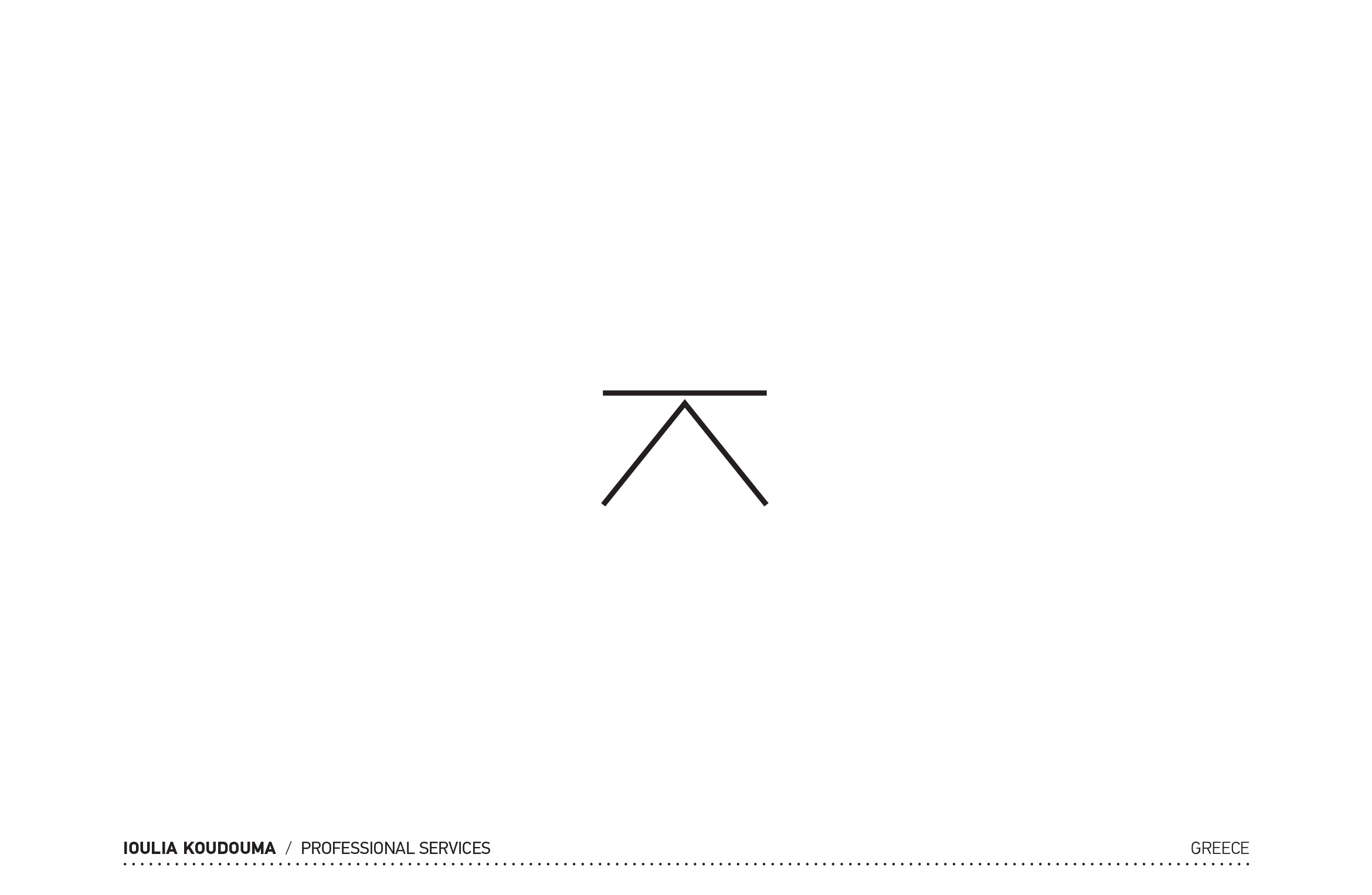 Ioulia Koudouma Logotype by Dot Creative Studio