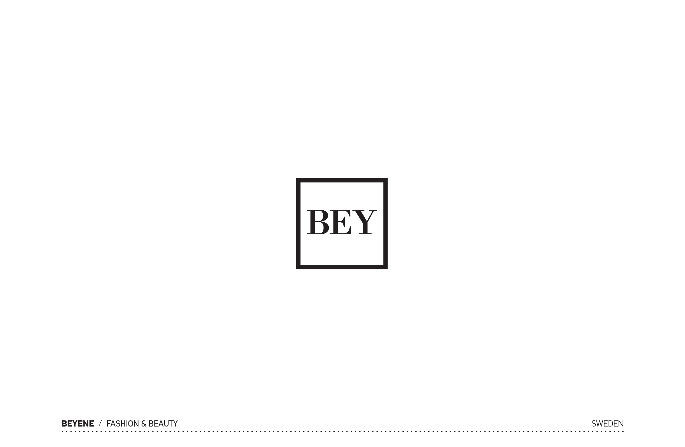 Beyene Logotype by Dot Creative Studio