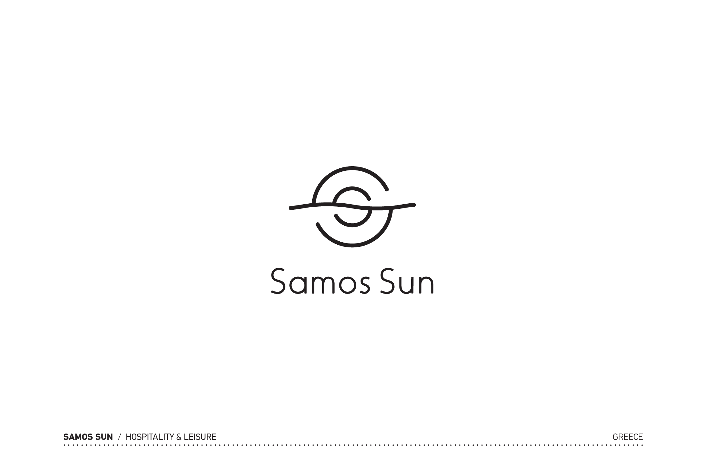 Samos Sun Logotype by Dot Creative Studio