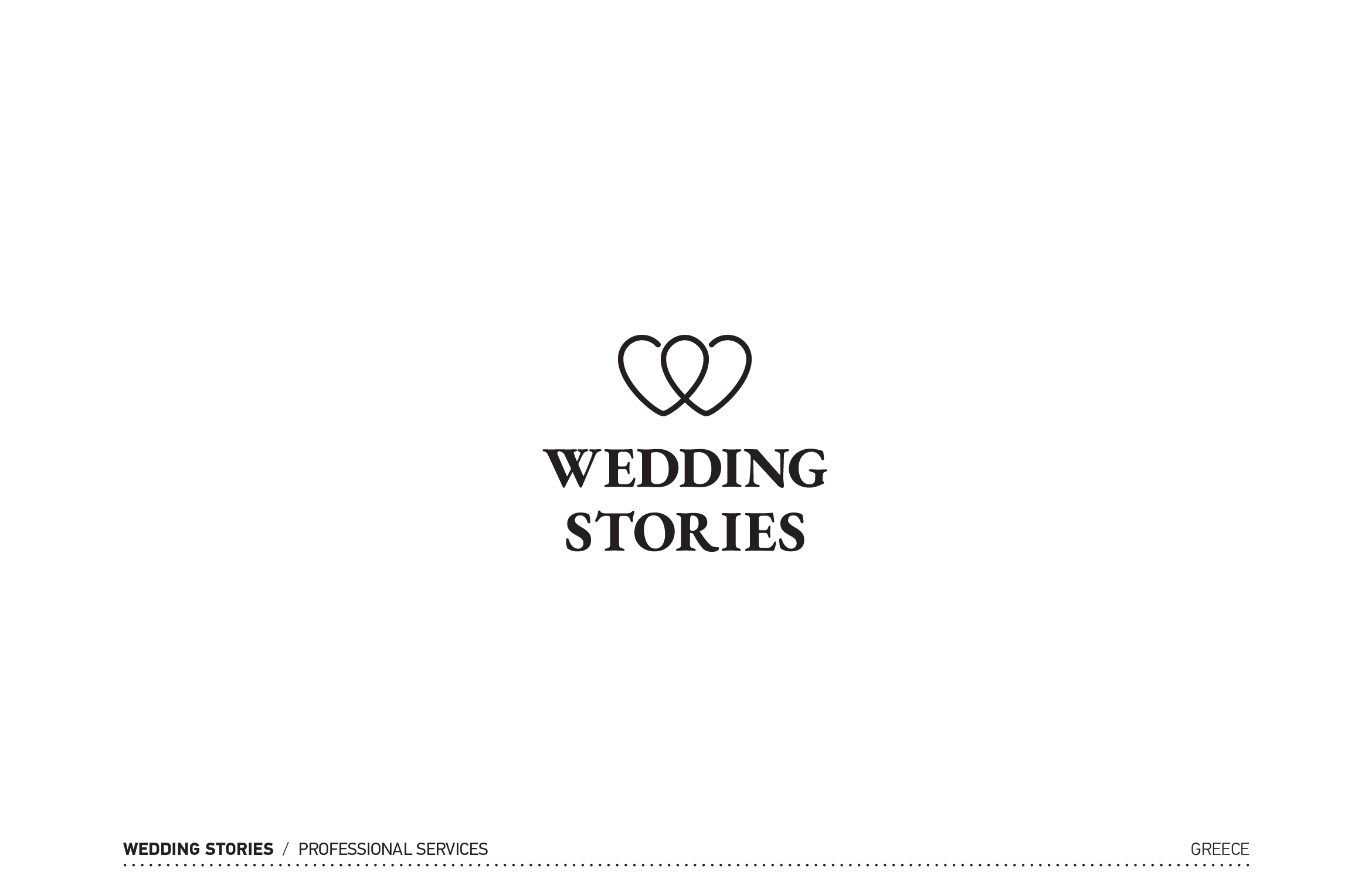 Wedding Stories Greece Logotype by Dot Creative Studio