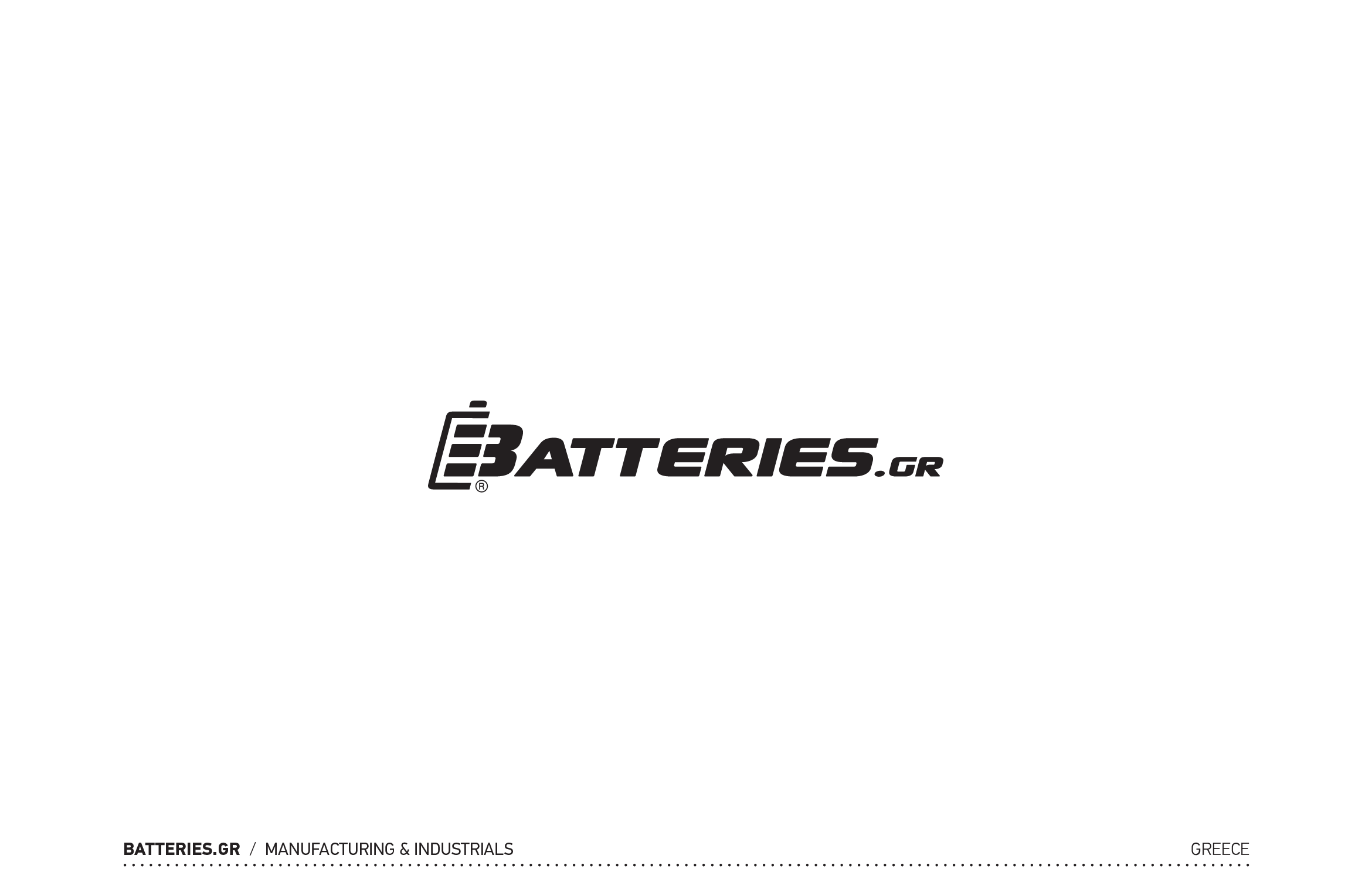 Batteries Logotype by Dot Creative Studio