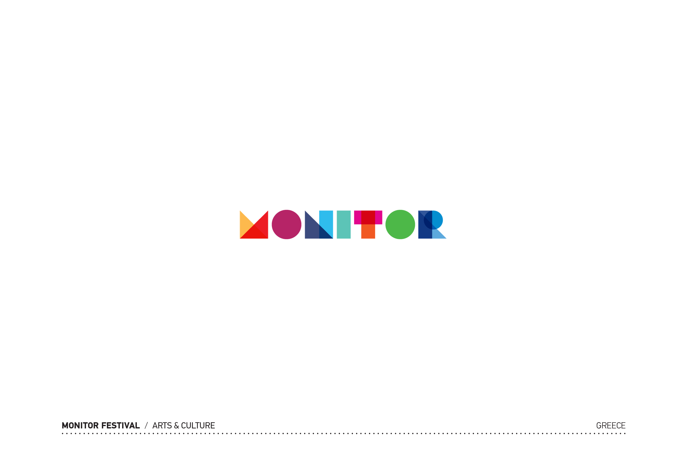 Monitor Festival Logotype by Dot Creative Studio