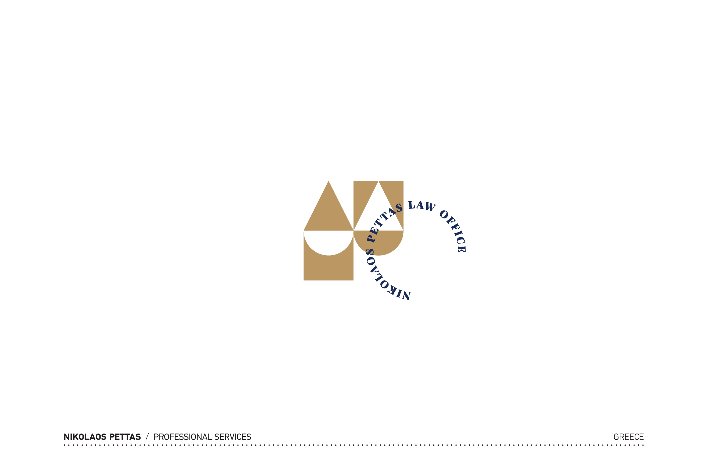Nikolaos Pettas Logotype by Dot Creative Studio