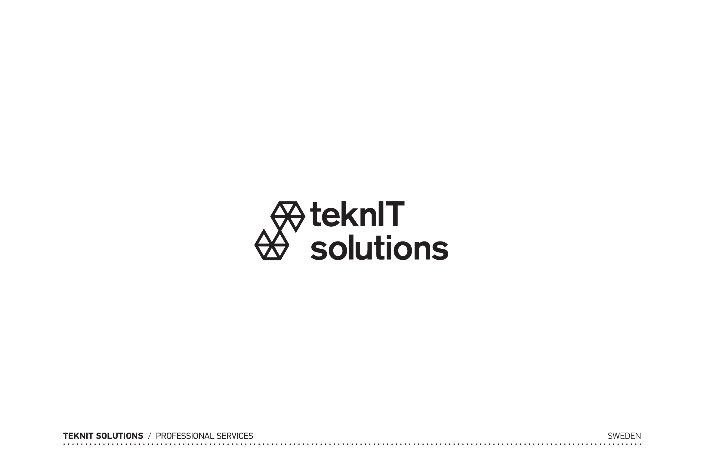 Teknit Logotype by Dot Creative Studio