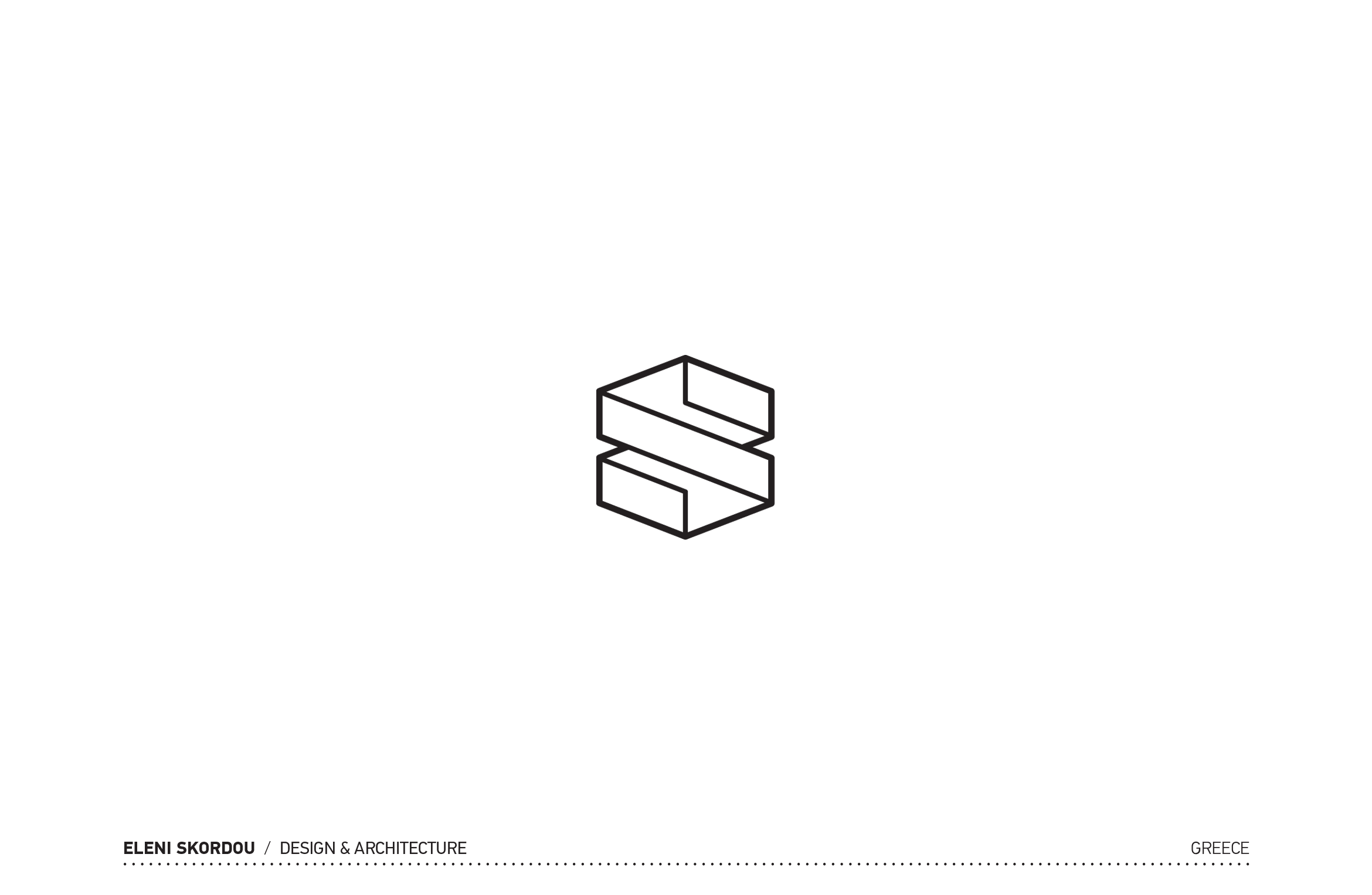 Eleni Skordou Logotype by Dot Creative Studio