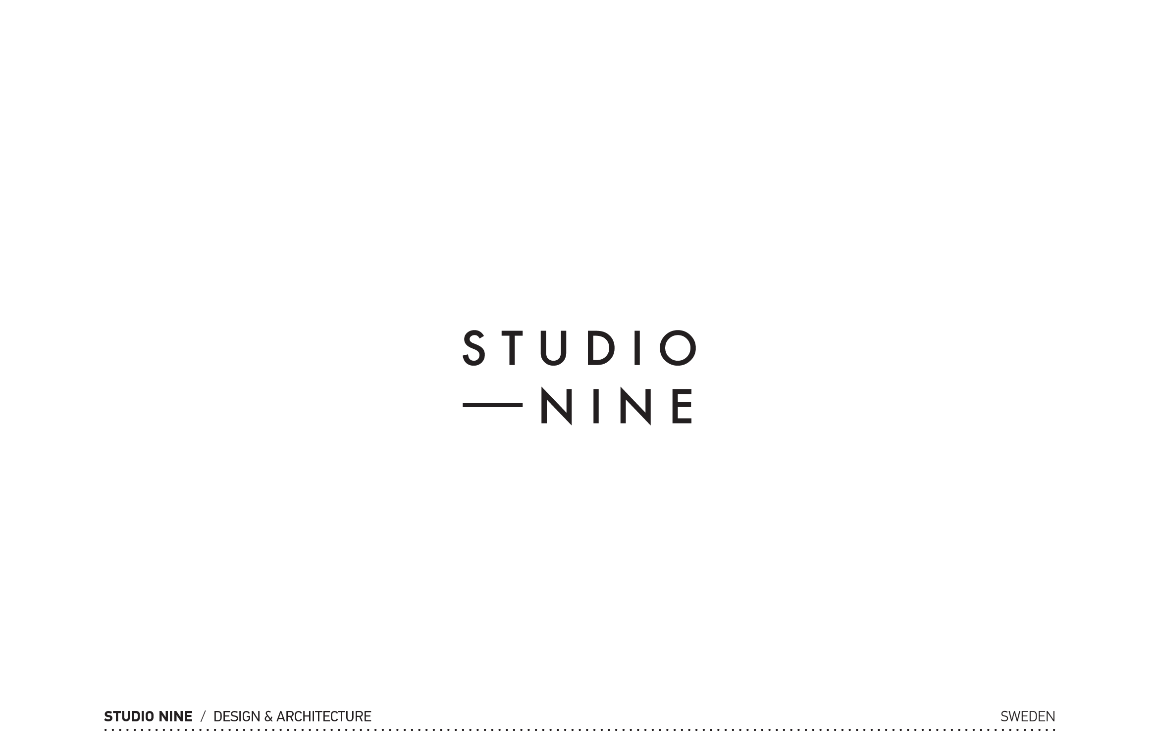 Studio Nine Logotype by Dot Creative Studio