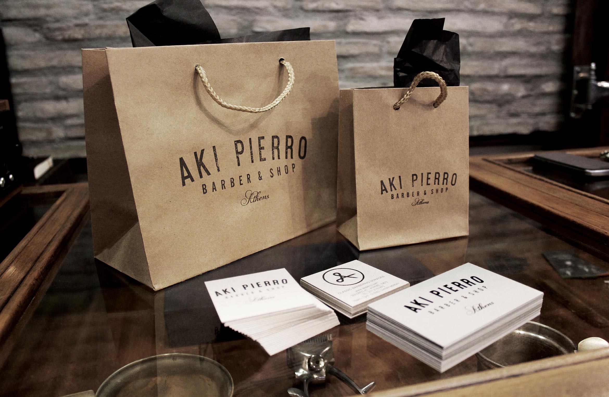 Aki Pierro paper bags