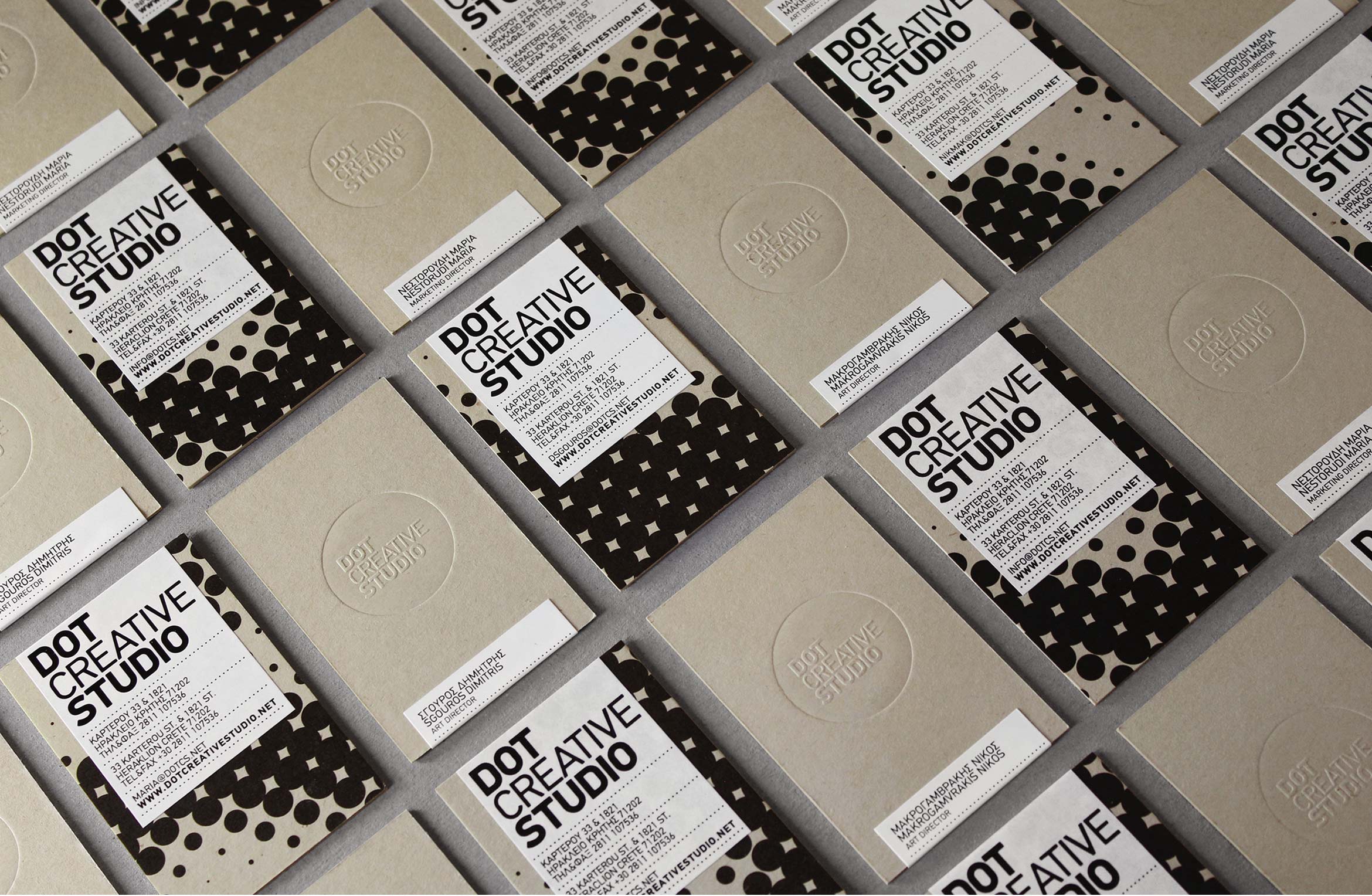 Dot Creative Studio business cards