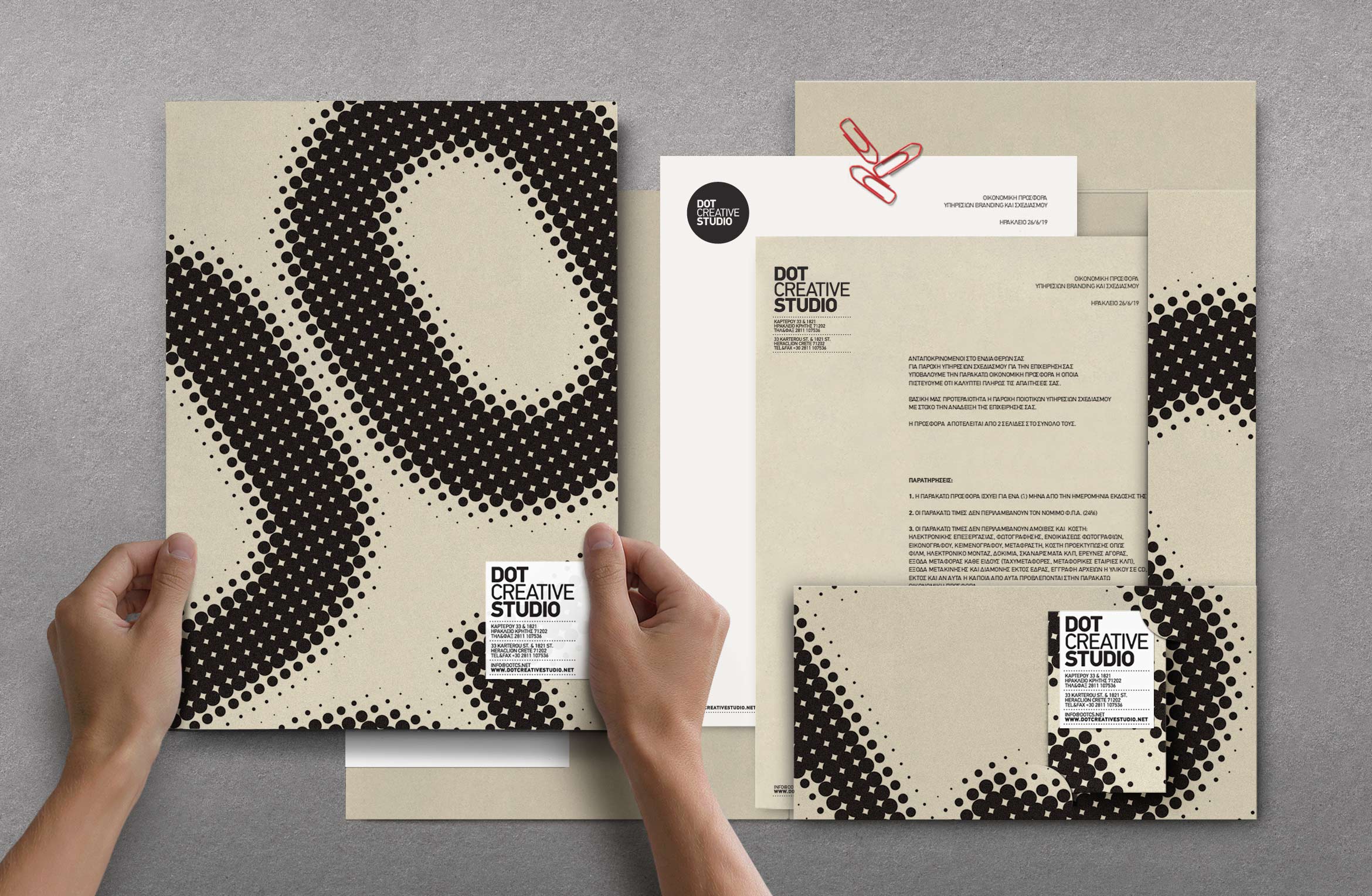 Dot Creative Studio visual identity