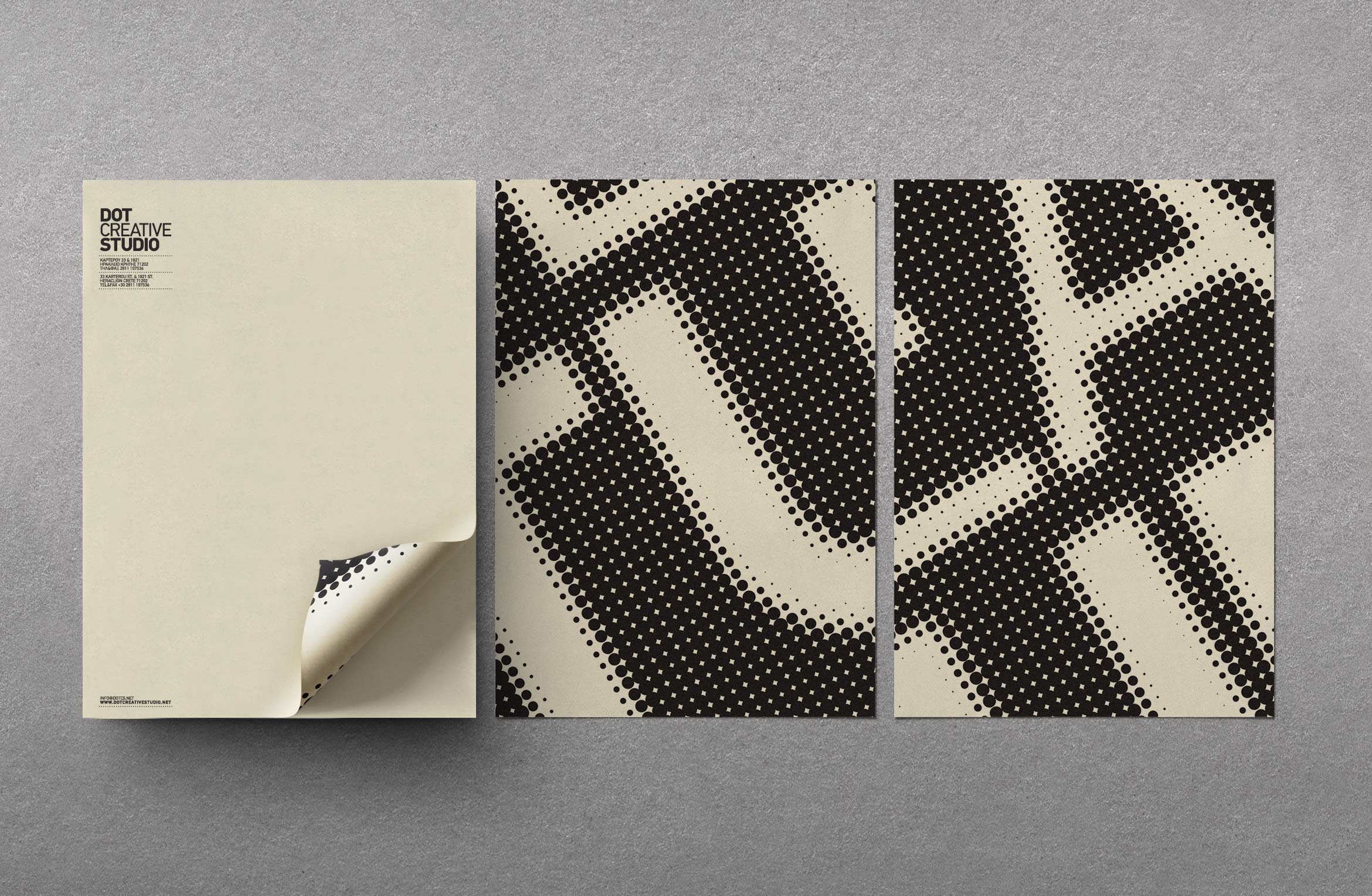 Dot Creative Studio letterhead concept