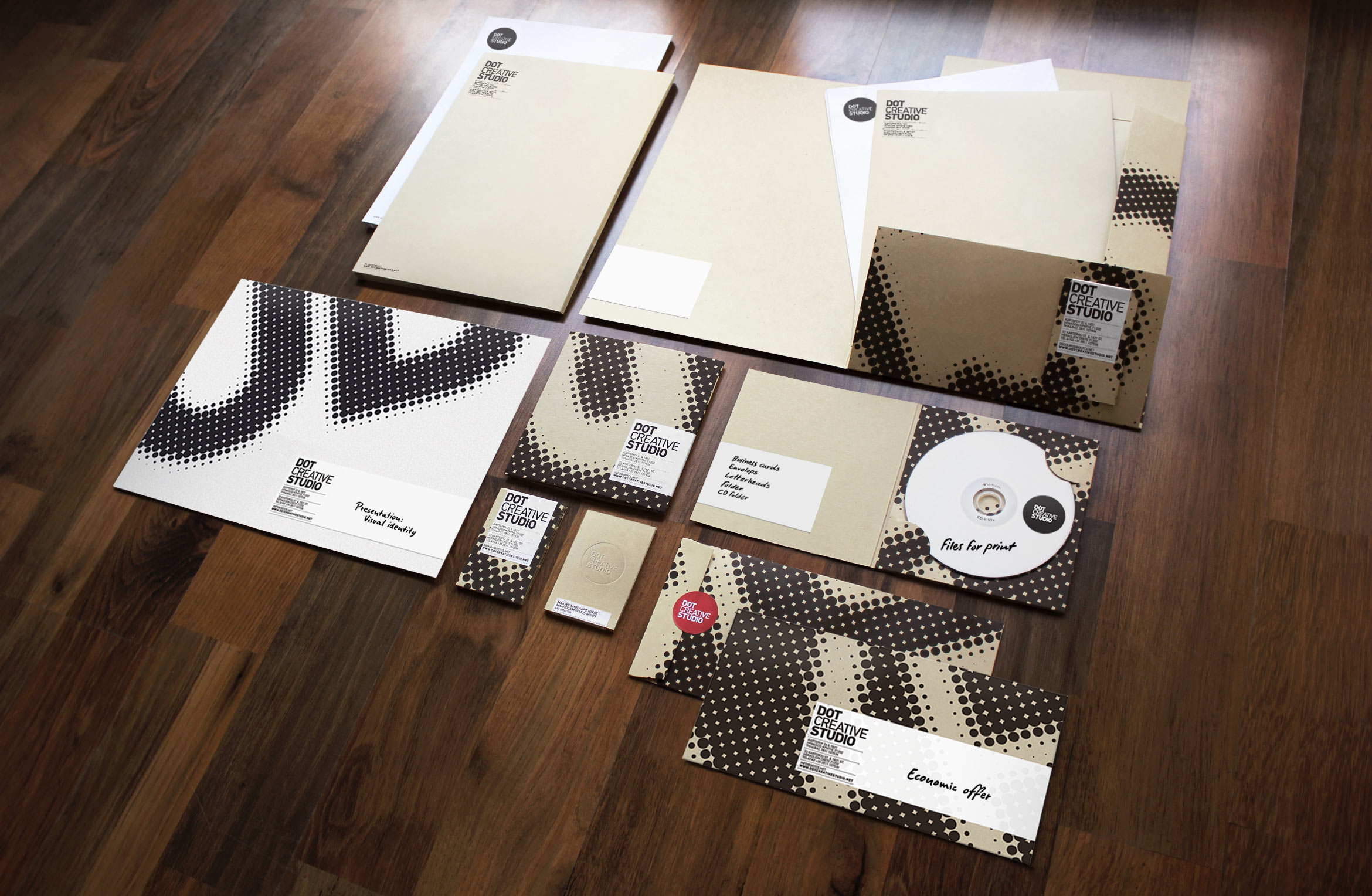 Dot Creative Studio stationary
