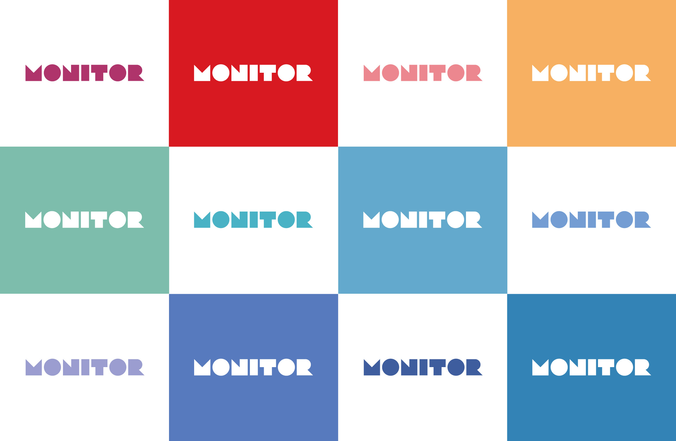 Monitor Fest color scheme
