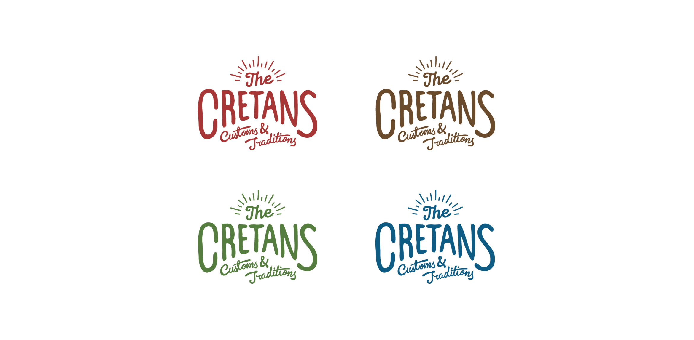 the Cretans logotype colors