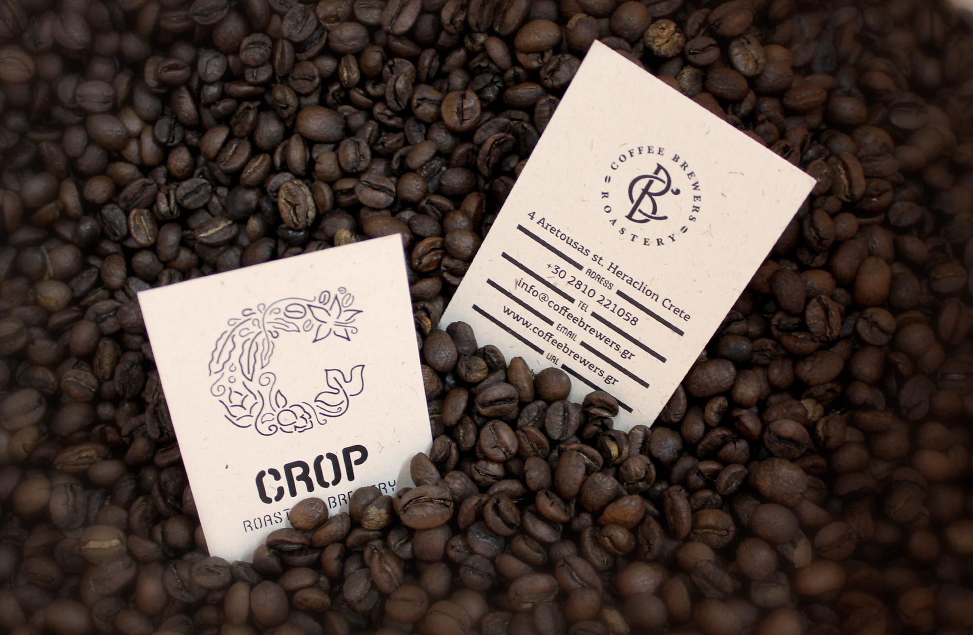 Crop business cards