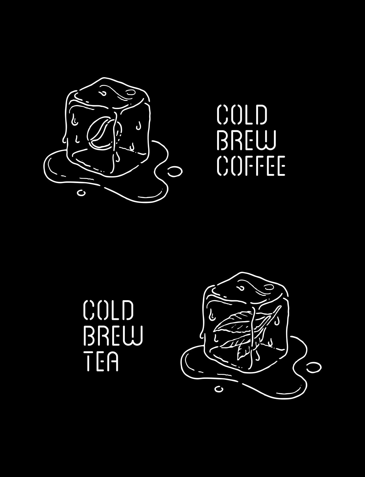 Crop cold brew illustration