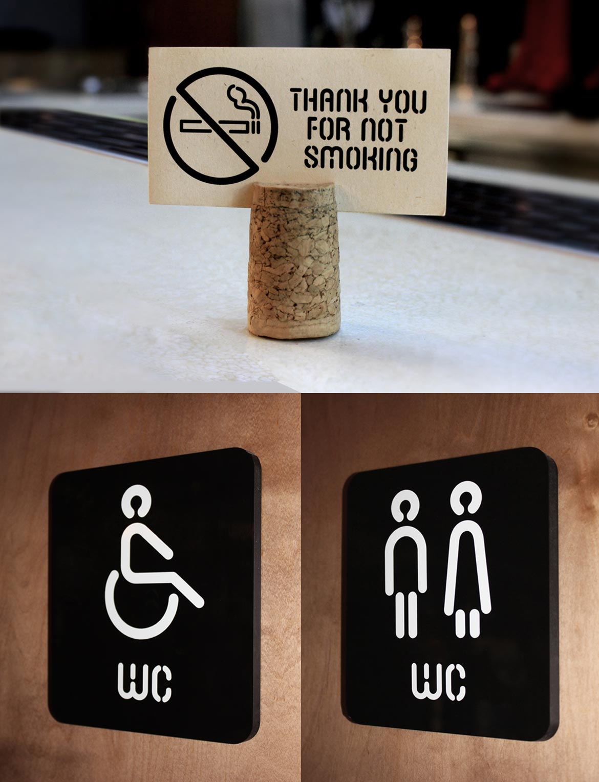 Crop signage icons