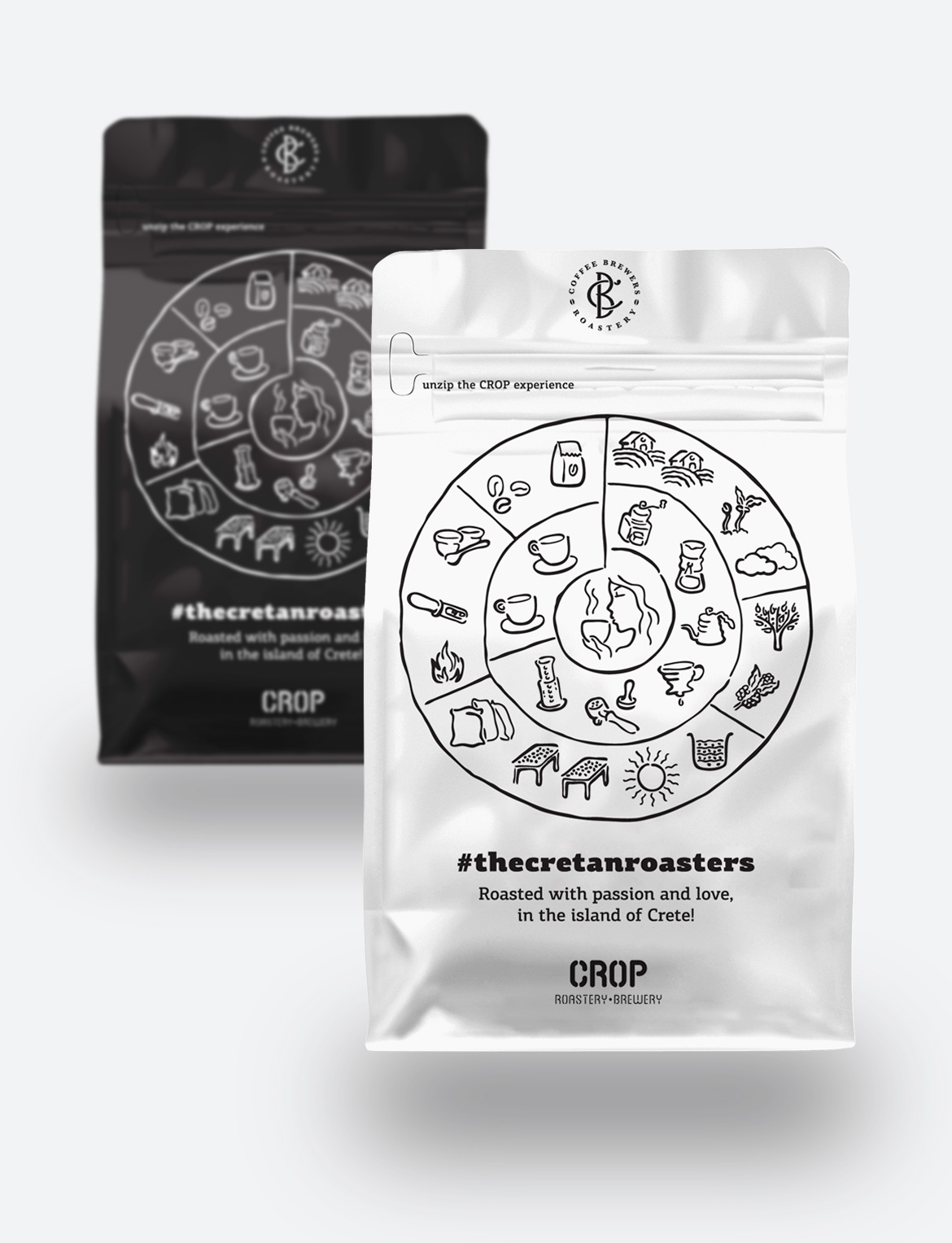 Crop Coffee spot Ermou packaging