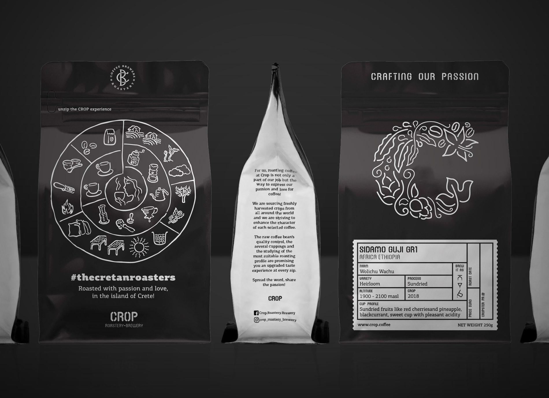 Crop Coffee spot Ermou Packaging