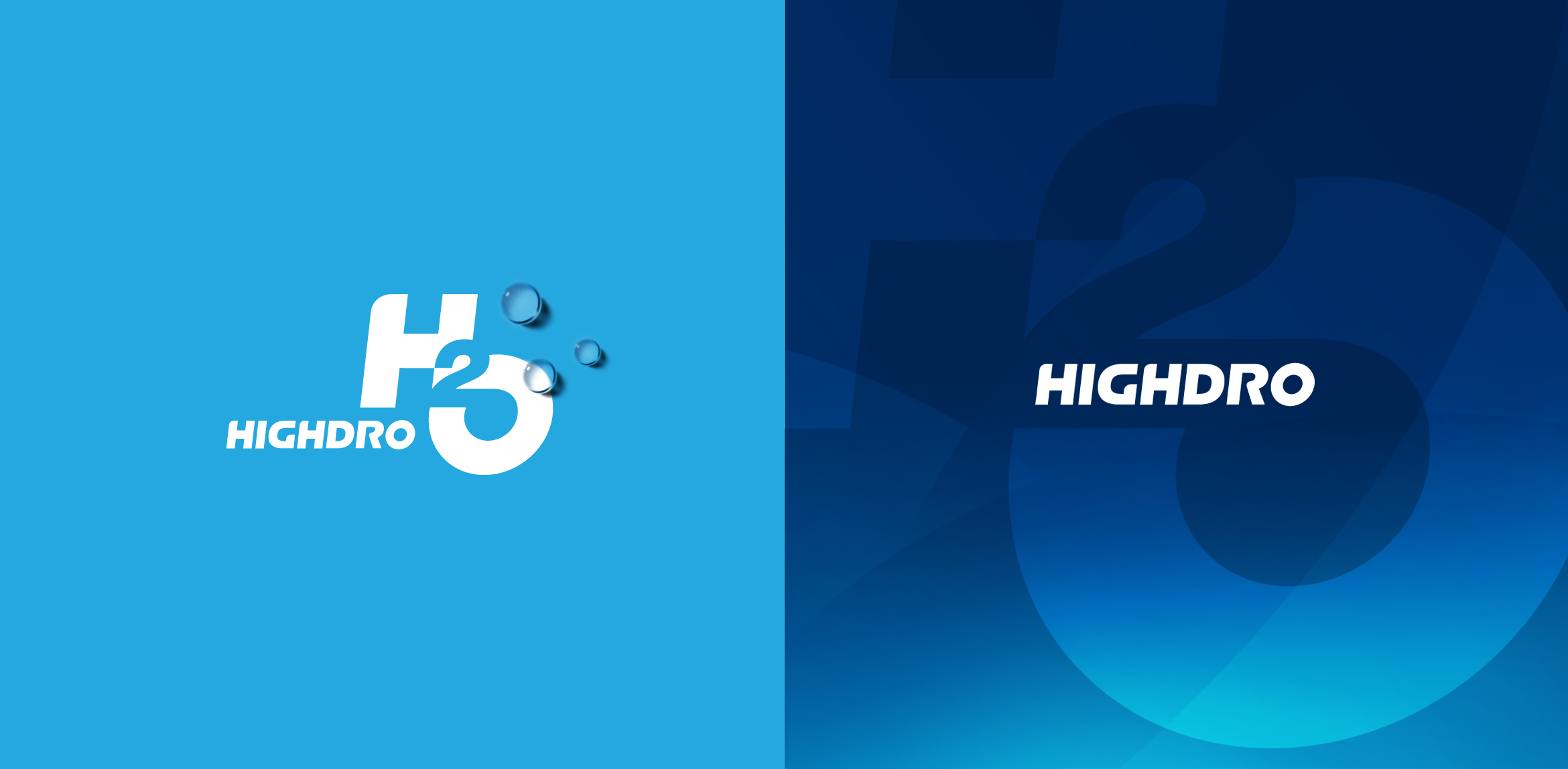 Highdro logotype application